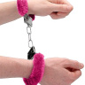 Пушистые розовые наручники OUCH! Pink  купить в секс шопе