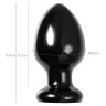 Черная анальная втулка Cetus β - 13 см. купить в секс шопе