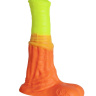 Оранжево-жёлтый фаллоимитатор  Пегас Large+  - 26,5 см. купить в секс шопе