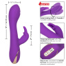 Фиолетовый вибратор-кролик с нагревом Jack Rabbit Signature Heated Silicone Rotating - 21,5 см. купить в секс шопе