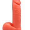 Телесный фаллоимитатор-реалистик на подошве-присоске - 18 см. купить в секс шопе