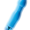 Голубой гибкий вибромассажер Powder Puff Massager - 17,1 см. купить в секс шопе