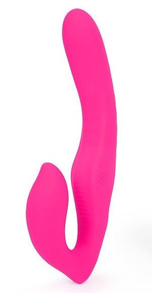 Ярко-розовый безремневой страпон NAMI купить в секс шопе