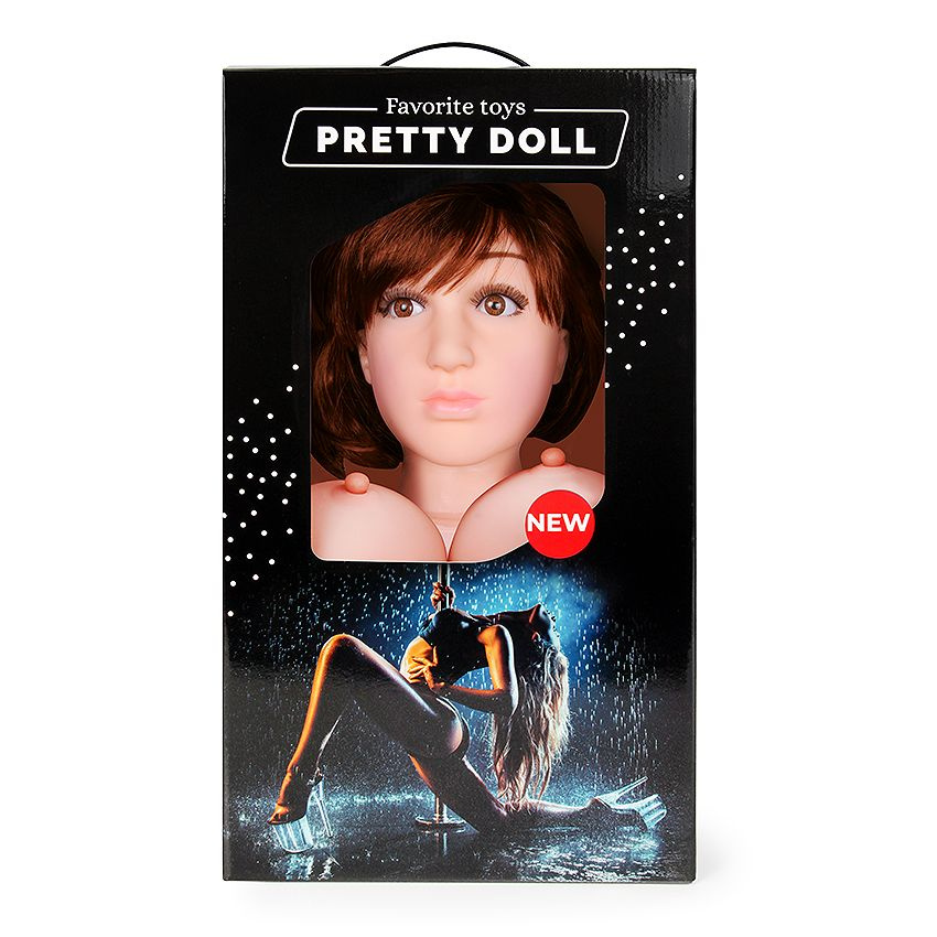 Надувная секс-кукла с вибрацией Ангелина купить в секс шопе