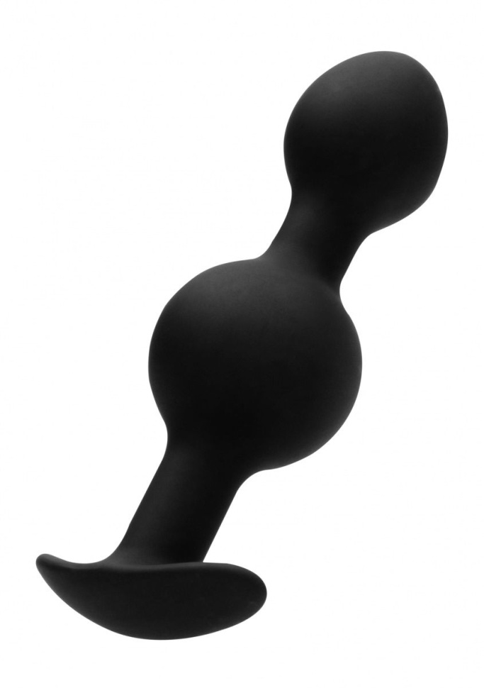 Черная анальная пробка N 90 Self Penetrating Butt Plug - 10,4 см. купить в секс шопе