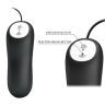 Черный проводной набор с электростимуляцией: виброяйцо и вибропуля купить в секс шопе