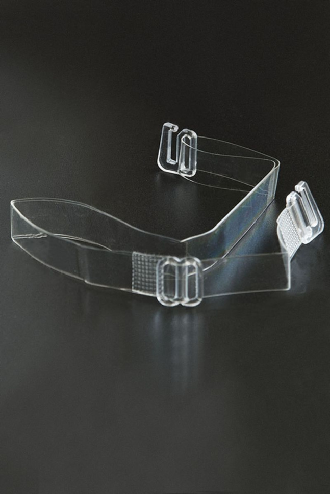 Силиконовые бретели с пластиковым крючком шириной 15 мм - 2 шт. купить в секс шопе