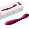 Фиолетовый клиторальный вибратор Keri Violet - 17 см. купить в секс шопе