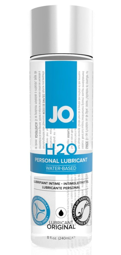 Нейтральный лубрикант на водной основе JO Personal Lubricant H2O - 240 мл. купить в секс шопе