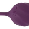 Фиолетовые вагинальные виброшарики Remote Controlled Love Balls купить в секс шопе