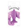 Сиреневая анальная пробка с сиреневым хвостом Unicorn Tails Pastel Purple купить в секс шопе