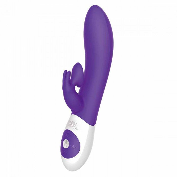 Фиолетовый вибратор The Kissing Rabbit купить в секс шопе