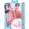 Нежно-розовый набор VITA: вибропуля и вибронасадка на палец  купить в секс шопе