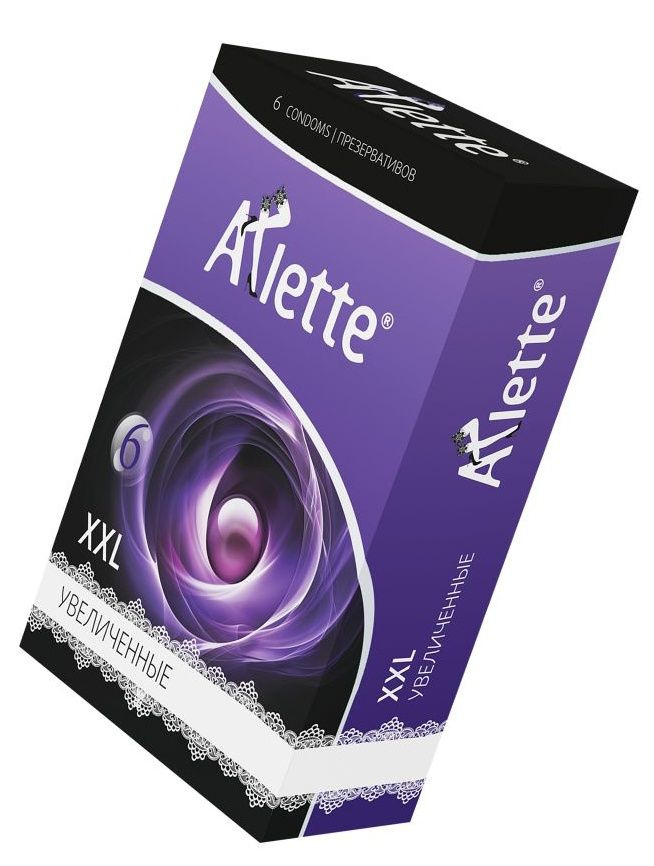 Презервативы Arlette XXL увеличенного размера - 6 шт. купить в секс шопе