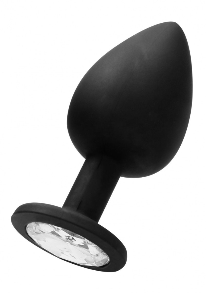 Черная анальная пробка N 91 Self Penetrating Butt Plug - 9,5 см. купить в секс шопе