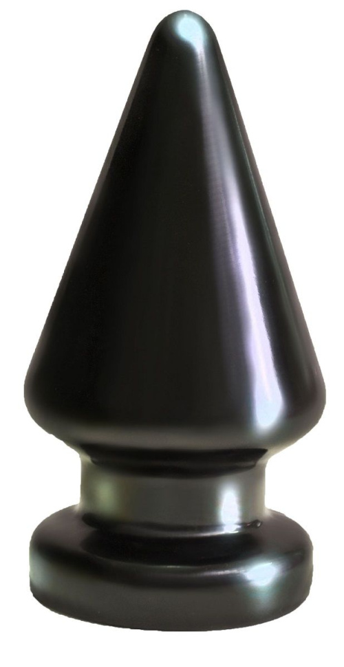 Чёрный анальный плаг большого размера MAGNUM-2 - 13 см. купить в секс шопе
