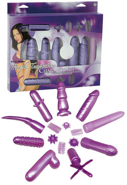 Вибронабор - Пурпурный соблазн купить в секс шопе
