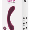 Розовый гнущийся вибратор Olivia - 15,6 см. купить в секс шопе