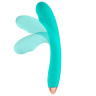 Зеленый гибкий вибратор Cloud 9 G-Spot Slim Flexible Vibrator - 16 см. купить в секс шопе