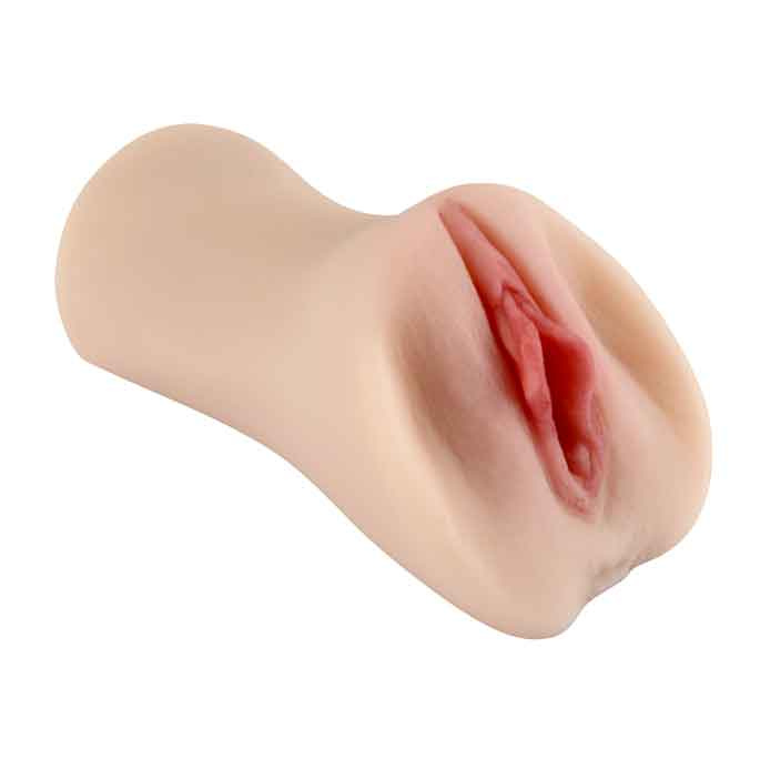 Телесный тугой мастурбатор-вагина купить в секс шопе