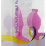 Розовая анальная пробка с расширением Inflatable Butt Plug Small - 10 см. купить в секс шопе