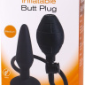 Анальная пробка с функцией расширения Inflatable Butt Plug Medium - 14,2 см. купить в секс шопе
