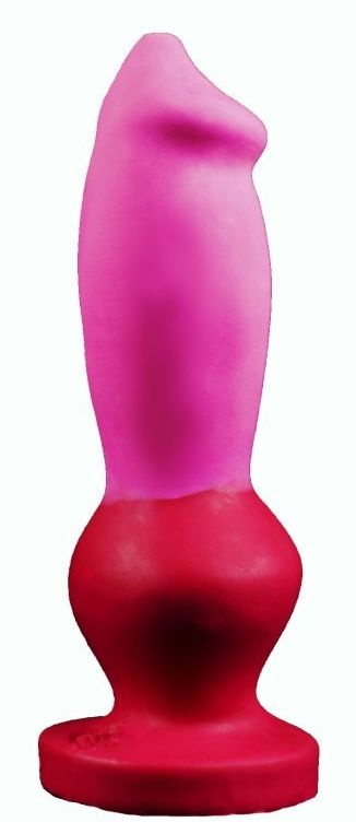 Розово-красный фаллоимитатор  Стаффорд medium  - 24 см. купить в секс шопе