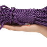 Фиолетовая веревка для связывания Want to Play? 10m Silky Rope - 10 м. купить в секс шопе