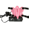 Розовая вибробабочка на ремешках Venus Butterfly  купить в секс шопе