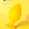 Желтая анальная втулка Riffle - 6 см. купить в секс шопе