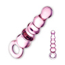 Анальный розовый жезл Quintessence Anal Slider - 18 см. купить в секс шопе