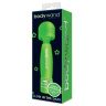 Светящийся в темноте жезловый мини-вибратор с кристаллами Mini Massager Glow In The Dark купить в секс шопе