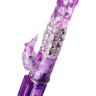Фиолетовый хай-тек вибратор High-Tech fantasy с бусинами и отростком - 27,2 см. купить в секс шопе