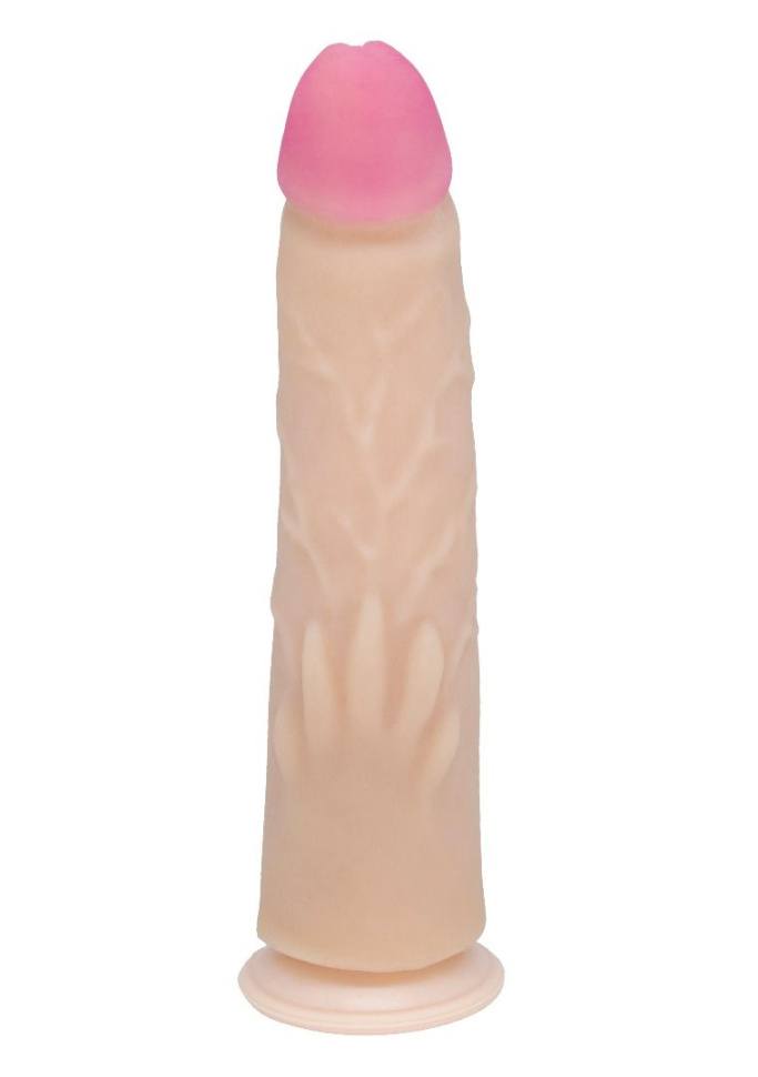 Фаллоимитатор на присоске из неоскин - 20,5 см. купить в секс шопе