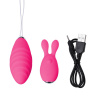 Розовый набор VITA: вибропуля и вибронасадка на палец  купить в секс шопе