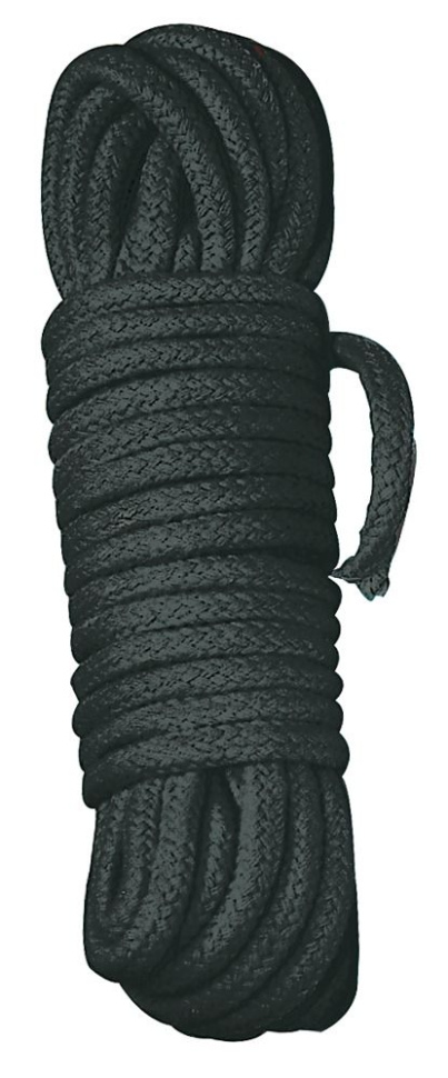 Чёрная веревка для связывания - 700 см. купить в секс шопе