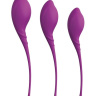 Набор из 3 фиолетовых вагинальных шариков PLEASURE BALLS   EGGS KEGEL EXERCISE SET купить в секс шопе
