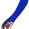 Синий вибратор Posh с функцией нагрева - 20 см. купить в секс шопе