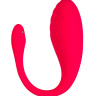 Ярко-розовое виброяйцо с пультом ДУ Choppy купить в секс шопе