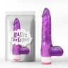 Фиолетовый вибратор Luv Pleaser - 20 см. купить в секс шопе