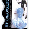 Голубое виброкольцо с клиторальным стимулятором  купить в секс шопе