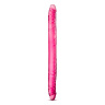 Розовый двусторонний фаллоимитатор B Yours 16  Double Dildo - 40,6 см. купить в секс шопе