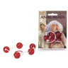 Красная анальная цепочка с пятью звеньями Anal Beads купить в секс шопе