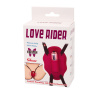 Нежный вибростимулятор для клитора Love Rider на ремешках купить в секс шопе