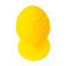 Желтая анальная втулка Riffle - 7,5 см. купить в секс шопе