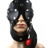 Разъёмная шлем-маска с кляпом купить в секс шопе