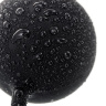 Черная анальная цепочка A-toys с шариками - 35,9 см. купить в секс шопе