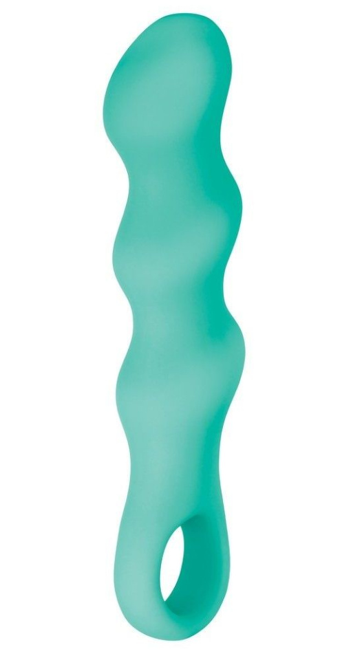 Зеленый вибромассажер Triple Teaser - 21,3 см. купить в секс шопе