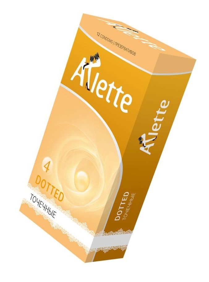 Презервативы Arlette Dotted с точечной текстурой - 12 шт. купить в секс шопе