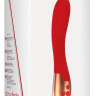 Красный вибратор Posh с функцией нагрева - 20 см. купить в секс шопе